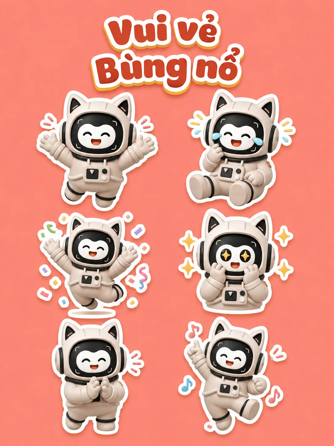Sticker Vui vẻ Bùng nổ VM LAB