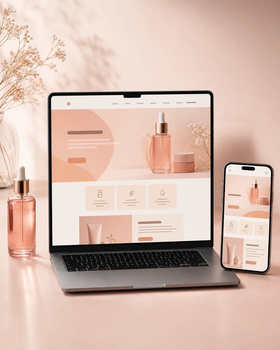 Website · Beauty landing